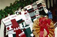 Christmas socks in 3 sizes Machine Knitting Book Sandee's Kwik Knit Sandee Cherry
