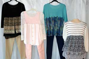 Stylish Blends Using Knits and Fabric Sweaters for Knitting Machines Sandee's Kwik Knit